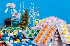Drugs for male prostatitis