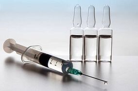 Injection of prostatitis