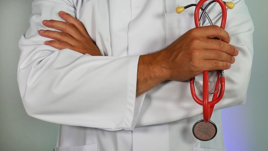 Symptoms of prostatitis determined by doctor