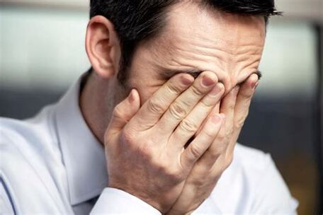 Pain in men with prostatitis