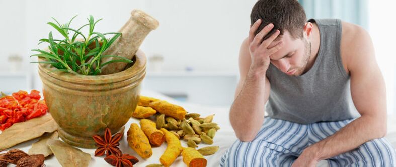 Folk therapy for men's treatment of prostatitis